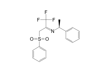 (-)-N2-[(1S)-1-PHENYLETHYL]-1,1,1-TRIFLUORO-3-PHENYLSULFONYL-2-PROPANIMINE;IMINO-TAUTOMER
