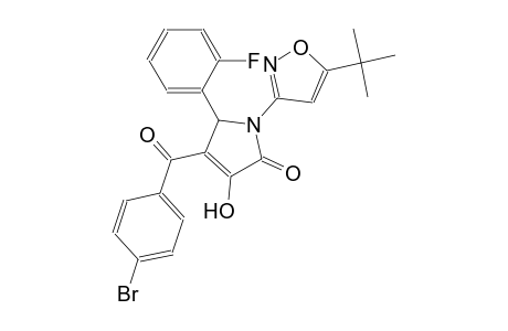 4-(4-bromobenzoyl)-1-(5-tert-butyl-3-isoxazolyl)-5-(2-fluorophenyl)-3-hydroxy-1,5-dihydro-2H-pyrrol-2-one