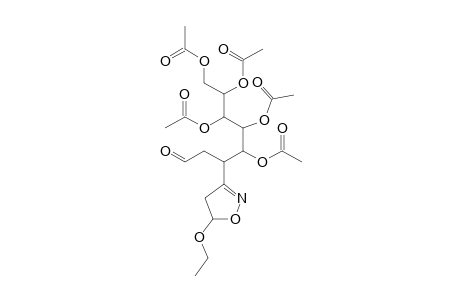(5'R)-3-(5'-ETHOXY-2'-ISOXAZOLIN-3'-YL)-2,3-DIDEOXY-4,5,6,7,8-PENTA-O-ACETYL-D-GLYCERO-L-GLUCOOCTOSE