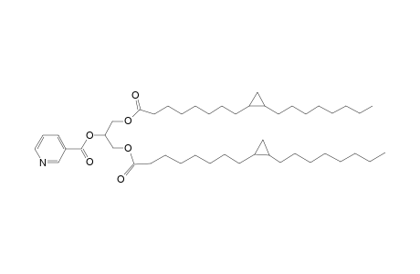 1,3-Di(9,10-methyleneoctadecanoyl)glycerol nicotinoyl derivative