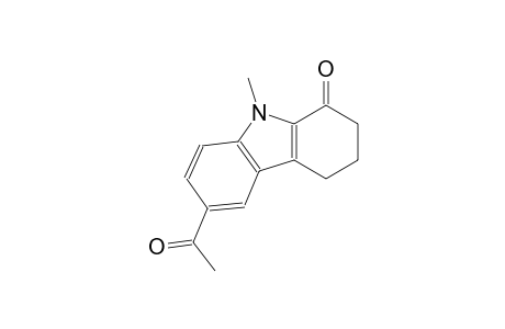 6-acetyl-9-methyl-2,3,4,9-tetrahydro-1H-carbazol-1-one