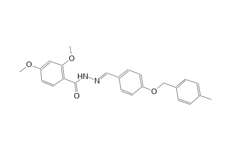 2,4-dimethoxy-N'-((E)-{4-[(4-methylbenzyl)oxy]phenyl}methylidene)benzohydrazide