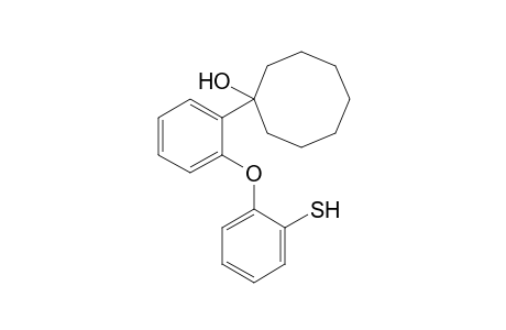1-[2-(2-Sulfanylphenoxy)phenyl]cyclooctanol