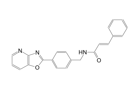 2-propenamide, N-[(4-oxazolo[4,5-b]pyridin-2-ylphenyl)methyl]-3-phenyl-, (2E)-