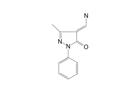 (4E)-4-(aminomethylidene)-5-methyl-2-phenylpyrazol-3-one