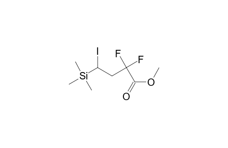 Methyl 2,2-Difluoro-4-iodo-4-(trimethylsilyl)butanoate
