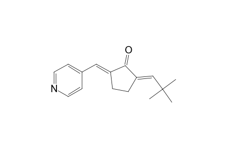 2-(2,2-dimethylpropylidene)-5-[(4-pyridinyl)methylene]cyclopentanone