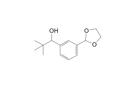 2-[3-(1-Hydroxy-2,2-dimethylpropyl)phenyl]-1,3-dioxolane