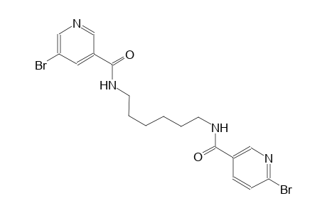 3-pyridinecarboxamide, 5-bromo-N-[6-[[(6-bromo-3-pyridinyl)carbonyl]amino]hexyl]-