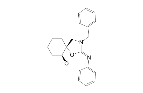 TRANS-3-BENZYL-2-PHENYLIMINO-1-OXA-3-AZASPIRO-[4.5]-DECAN-6-OL