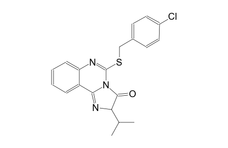 imidazo[1,2-c]quinazolin-3(2H)-one, 5-[[(4-chlorophenyl)methyl]thio]-2-(1-methylethyl)-