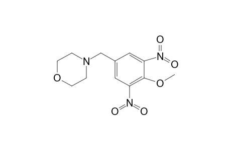 4-[(4-methoxy-3,5-dinitrophenyl)methyl]morpholine