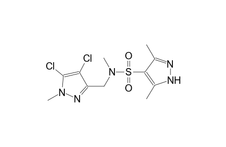 1H-pyrazole-4-sulfonamide, N-[(4,5-dichloro-1-methyl-1H-pyrazol-3-yl)methyl]-N,3,5-trimethyl-