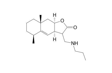 (3aR,4aS,8aR,9aR)-Decahydro-8a-methyl-5-methylidene-3-[(propylamino)methyl]naphtho[2,3-b]furan-2(3H)-one