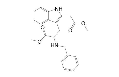 (2S)-2-(benzylamino)-3-[2-(2-keto-2-methoxy-ethyl)-1H-indol-3-yl]propionic acid methyl ester