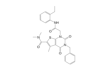 thieno[2,3-d]pyrimidine-1-acetamide, 6-[(dimethylamino)carbonyl]-N-(2-ethylphenyl)-1,2,3,4-tetrahydro-5-methyl-2,4-dioxo-3-(phenylmethyl)-