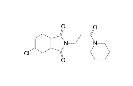 5-chloro-2-[3-oxo-3-(1-piperidinyl)propyl]-3a,4,7,7a-tetrahydro-1H-isoindole-1,3(2H)-dione