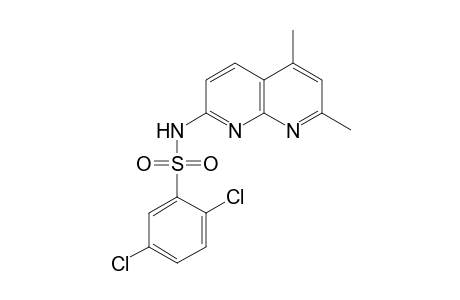 Benzenesulfonamide, 2,5-dichloro-N-(5,7-dimethyl-1,8-naphthyridin-2-yl)-