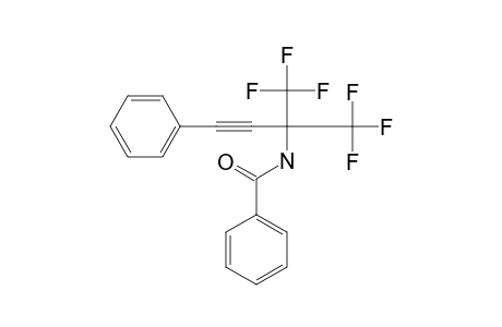 3-BENZOYLAMINO-4,4,4-TRIFLUORO-1-PHENYL-3-TRIFLUOROMETHYL-BUT-1-YNE