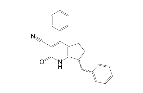 7-Benzylidene-6,7-dihydro-2-hydroxy-4-phenyl-5H-cyclopenta[b]pyridine-3-carbonitrile