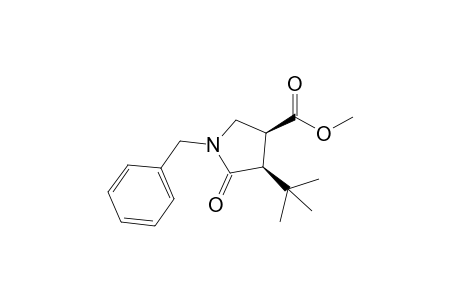 (3S,4S)-1-benzyl-4-tert-butyl-5-keto-pyrrolidine-3-carboxylic acid methyl ester