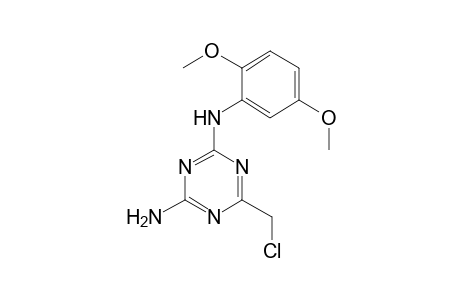 6-(chloromethyl)-2-N-(2,5-dimethoxyphenyl)-1,3,5-triazine-2,4-diamine