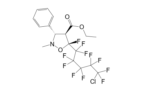 (3S,4S,5S)-ethyl 5-(5-chloro-1,1,2,2,3,3,4,4,5,5-decafluoropentyl)-5-fluoro-2-methyl-3-phenylisoxazolidine-4-carboxylate