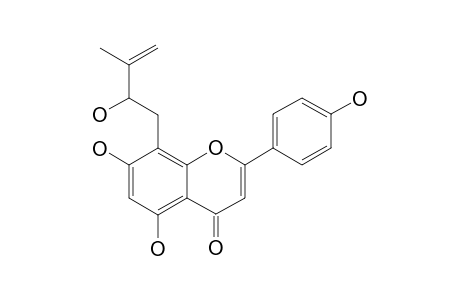 EPHEDROIDIN;4',5,7-TRIHYDROXY-8-(2-HYDROXY-3-METHYL-3-BUTENYL)-FLAVONE