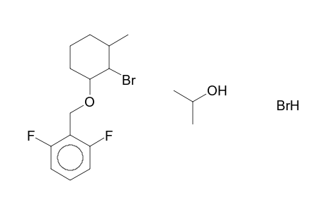 CYCLOHEXANEMETHANOL, 3,4-DIBROMO-2-[(2,6-DIFLUOROPHENYL)METHOXY]-alpha,alpha,4-TRIMETHYL-, (1alpha,2beta,3beta,4alpha)-(