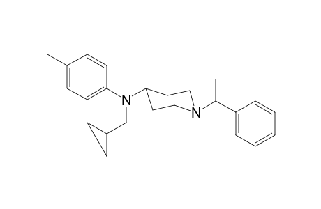 N-cyclopropylmethylyl-N-4-methylphenyl-1-(1-phenylethyl)piperidin-4-amine