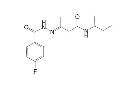 N-Sec-butyl-3-[(4-fluoro-benzoyl)-hydrazono]-butyramide