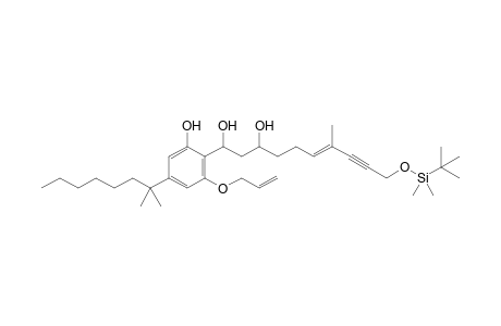(E)-1-[2-allyloxy-4-(1,1-dimethylheptyl)-6-hydroxy-phenyl]-10-[tert-butyl(dimethyl)silyl]oxy-7-methyl-dec-6-en-8-yne-1,3-diol