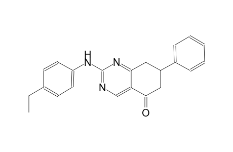 2-(4-ethylanilino)-7-phenyl-7,8-dihydro-5(6H)-quinazolinone