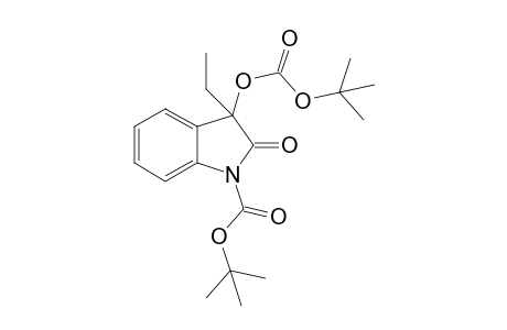tert-Butyl 3-((tert-butoxycarbonyl)oxy)-3-ethyl-2-oxoindoline-1-carboxylate
