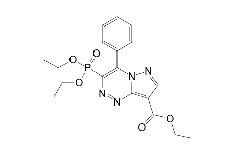 3-DIETHYLPHOSPHONATO-4-PHENYLPYRAZOLO-[3,2-C]-[1,2,4]-TRIAZIN-8-YLCARBOXYLIC-ACID-ETHYLESTER