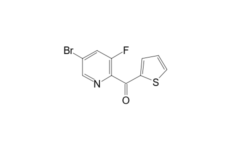 (5-bromo-3-fluoropyridin-2-yl)(thiophen-2-yl)methanone