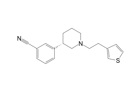 (S)-(-)-3-[1-(2-Thiophene-3-ylethyl)piperidin-3-yl]benzonitrile