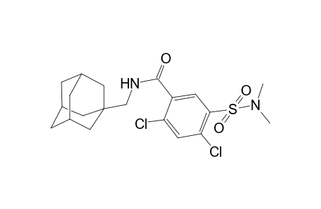 Benzamide, 2,4-dichloro-5-[(dimethylamino)sulfonyl]-N-(tricyclo[3.3.1.1(3,7)]dec-1-ylmethyl)-