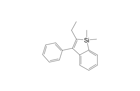 1,1-Dimethyl-2-ethyl-3-phenylbenzosilole