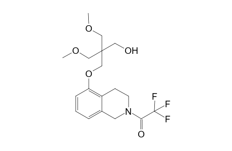 5-[2,2-Bis(methyloxymethyl)-3-hydroxypropoxy]-2-trifluoroacetyl-1,2,3,4-tetrahydroisoquinoline