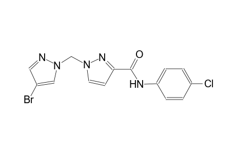 1-[(4-bromo-1H-pyrazol-1-yl)methyl]-N-(4-chlorophenyl)-1H-pyrazole-3-carboxamide