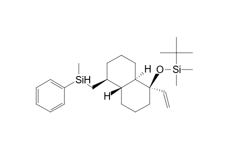 (1R*,2R*,6S*,7S*)-2-(tert-Butyldimethylsiloxy)-2-ethenyl-7-[(methylphenylsilyl)methyl]bicyclo[4.4.0]decane