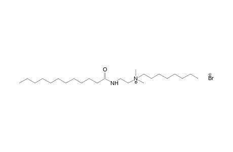 dimethyl(2-lauramidoethyl)octylammonium bromide