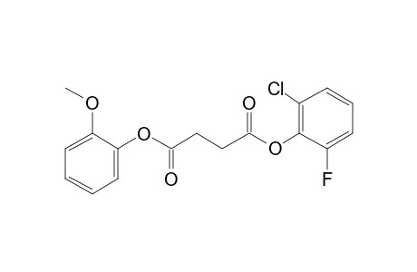 Succinic acid, 2-chloro-6-fluorophenyl 2-methoxyphenyl ester