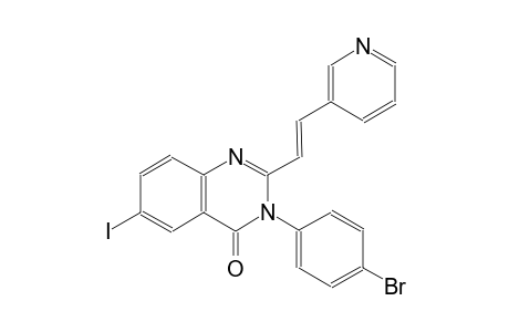 3-(4-bromophenyl)-6-iodo-2-[(E)-2-(3-pyridinyl)ethenyl]-4(3H)-quinazolinone