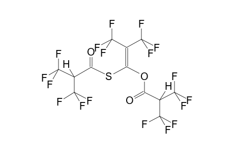 1-BIS(TRIFLUOROMETHYL)THIOACETOXY-1-BIS(TRIFLUOROMETHYL)ACETOXYPERFLUORO-2-METHYL-1-PROPENE