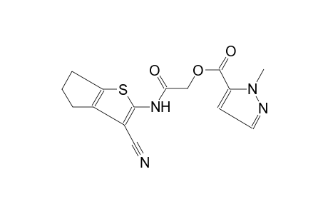 1H-pyrazole-5-carboxylic acid, 1-methyl-, 2-[(3-cyano-5,6-dihydro-4H-cyclopenta[b]thien-2-yl)amino]-2-oxoethyl ester
