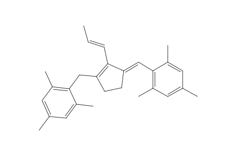 2-[(E)-propenyl]-1-(2,4,6-trimethylphenylmethyl)-3-[(E)-2,4,6-trimethylphenylmethylene]cyclopentene