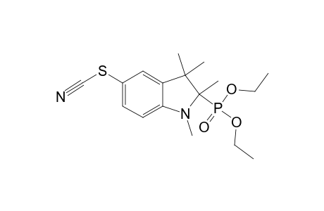 2-DIETHOXYPHOSPHONYL-5-THIOCYANATO-1,2,3,3-TETRAMETHYLINDOLINE