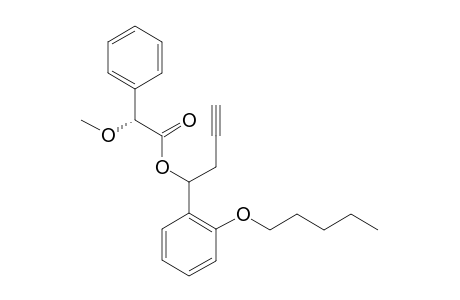 1-(2-PENTYLOXYPHENYL)-BUT-3-YNYL-METHOXYPHENYLACETATE;LESS-POLAR
